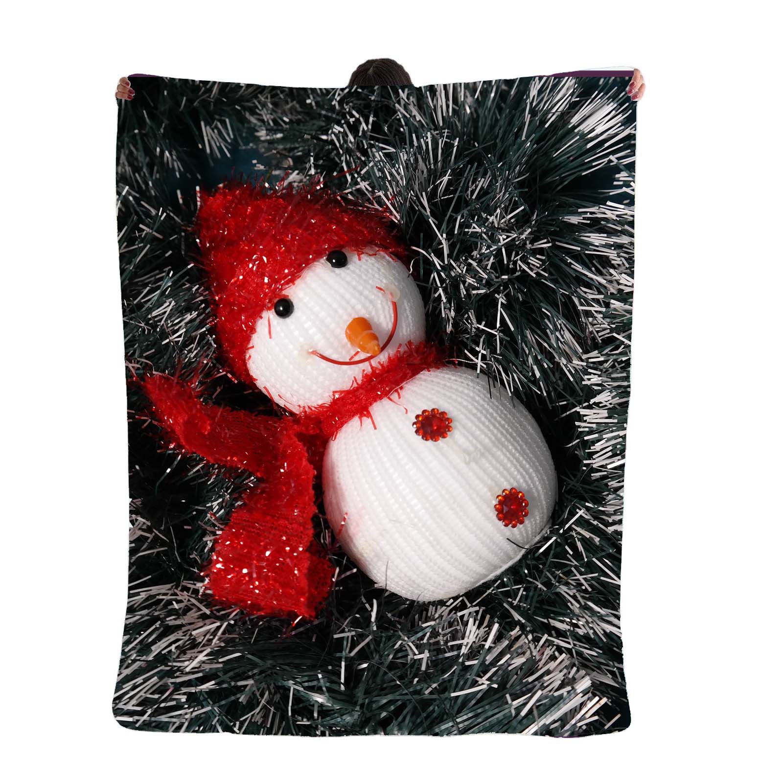 Cotton love christmas snowman 30x60 beach towel 50x60